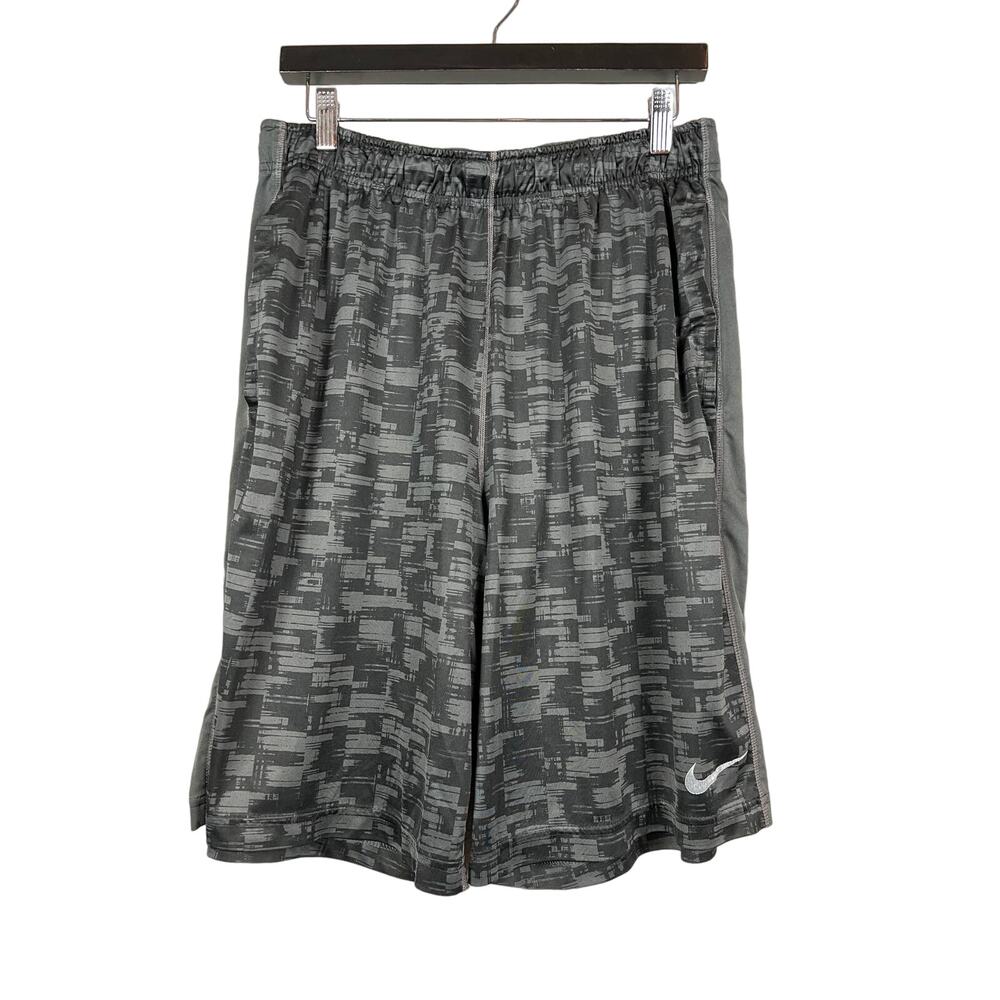 Nike Dri Fit Athletic Shorts 10" Inseam Loose Fit Sport Basketball Lounge - L